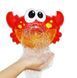 Музичний Краб &ndash; піноутворювач Bubble Crab &middot; Іграшка для ванни Генератор мильних бульбашок &middot; Краб &ndash; пузир на батарейках