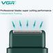 Акумуляторна міні електробритва для чоловіків VGR V 390 Green &bull; Професійний шейвер з тримером для сухого та вологого гоління