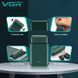 Акумуляторна міні електробритва для чоловіків VGR V 390 Green &bull; Професійний шейвер з тримером для сухого та вологого гоління