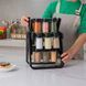 Карусель для спецій 360&deg; Spice Rack на 18 баночок &middot; Кухонний органайзер &ndash; спецівниця на підставці, що обертається.