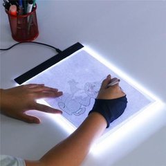 Графический планшет для рисования с LED подсветкой А4 световой экран – доска для создания и копирования рисунков