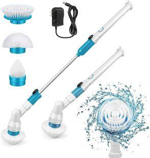 Щітка акумуляторна ELECTRIC SPIN SCRUBBER 5в1 ∙ Бездротова електрощітка для прибирання ELECTRIC SPIN SCRUBBER MA-1