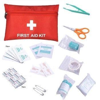 Аптечка дорожня HS-300 First Aid Kit ∙ Аптечний міні набір в авто для надання першої допомоги