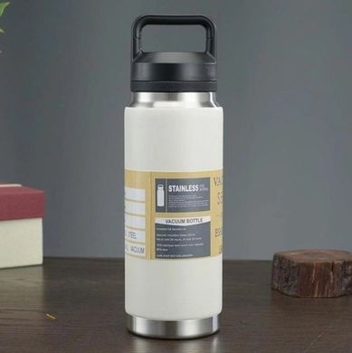 Кружка-термос Vacuum flask 970, 1400 мл · Термос nуристичний з чашкою з нержавіючої сталі