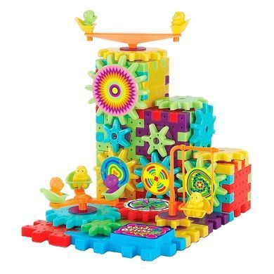 Конструктор Funny Bricks на шестерёнках 81 деталь ∙ Детский развивающий конструктор Funny Bricks 81 pcs
