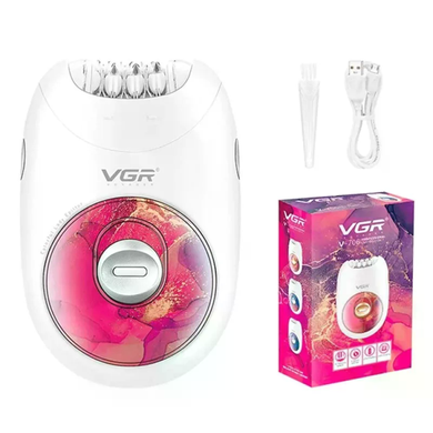 Епілятор VGR V-706 &bull; Акумуляторний жіночий пінцетний епілятор VGR V-706 з USB заряджанням для видалення волосся вдома