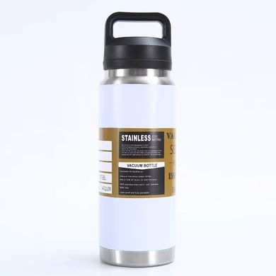 Чашка - термос с крышкой Sport Bottle 987A 600 мл · Туристический термос термобутылка из нержавеющей стали