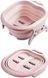 Ванночка-массажер для ног Footbath Massager 00082 &bull; Складной гидромассажер Footbath Massager 00082 для стоп с роликовым массажем
