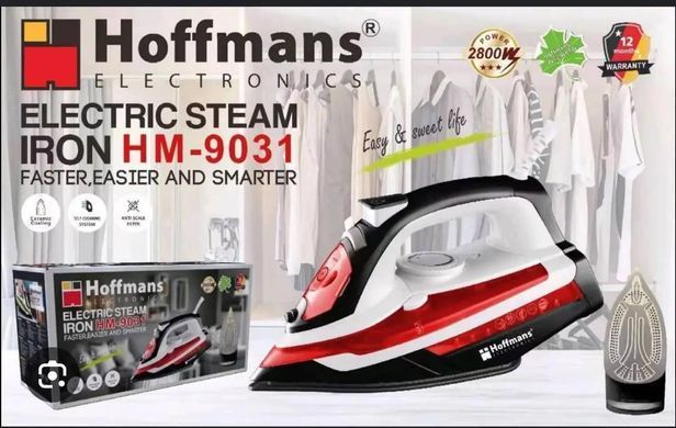 Мощный утюг Hoffmans HM-9031 2800W &bull; С паровым ударом и вертикальным отпариванием