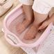 Ванночка-массажер для ног Footbath Massager 00082 &bull; Складной гидромассажер Footbath Massager 00082 для стоп с роликовым массажем