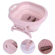 Ванночка-массажер для ног Footbath Massager 00082 &bull; Складной гидромассажер Footbath Massager 00082 для стоп с роликовым массажем