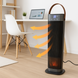 Тепловентилятор Portable Fan Heater HQ30-300BS ∙ Компактний обігрівач HQ30-300BS для дому