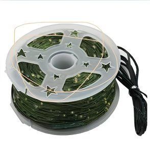 Світлодіодна USB гірлянда дріт Роса 500 LED 50 метрів &bull; Гірлянда Крапля роси для декору будинку, офісу та вулиці