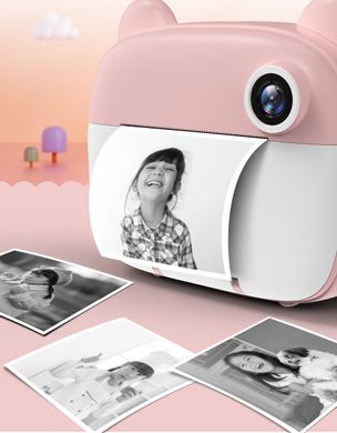 Детский фотоаппарат с мгновенной печатью Happy Day Camera Wi-fi Цифровая камера с встроенным термопринтером для моментальной распечатки фото