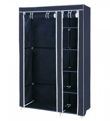 Тканевый шкаф для вещей Storage Wardrobe 88105 складной гардероб 2 секции, 105 х 45 х 170 см