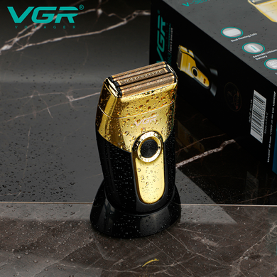 Триммер для волос VGR V-383 &bull; Аккумуляторная машинка для стрижки Hair Clippers V-383, шейвер для бороды, усов и окантовки