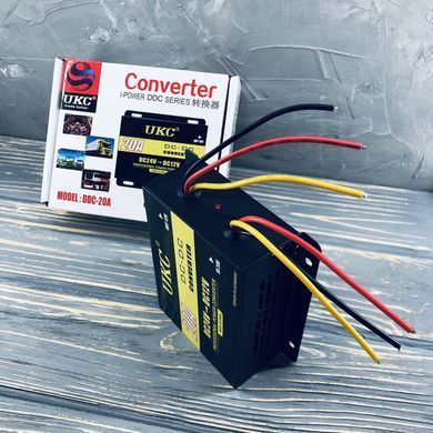 Инвертор, преобразователь Ukc DC/DC 24v-12v 20 A PR3
