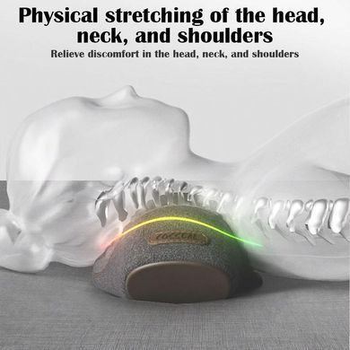 Бездротова портативна масажна подушка Spine Pillow USB для шийного відділу хребта з УФ прогріванням &middot; Вібромасажер для шиї &middot; 3 режими масажу
