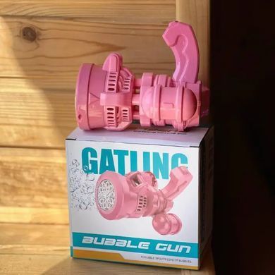 Детский пузырьковый пистолет Bubble Machine Toy &middot; Автоматический пулемёт &ndash; генератор мыльных пузырей