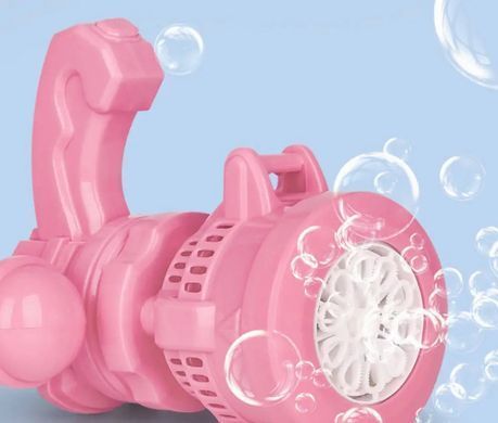 Детский пузырьковый пистолет Bubble Machine Toy &middot; Автоматический пулемёт &ndash; генератор мыльных пузырей