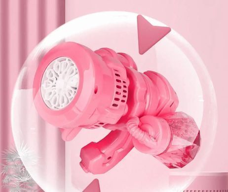 Детский пузырьковый пистолет Bubble Machine Toy &middot; Автоматический пулемёт &ndash; генератор мыльных пузырей