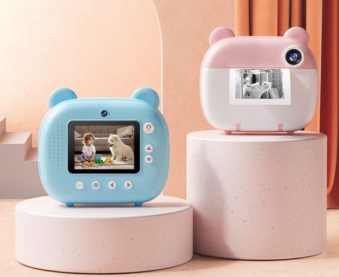 Дитячий фотоапарат з миттєвим друком Happy Day Camera Wi-fi Цифрова камера з вбудованим термопринтером для моментального роздрукування фото