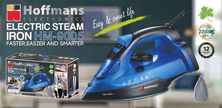 Электрический утюг Hoffmans HM-9005 &bull; Паровой утюг с функцией вертикального отпаривания