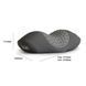 Бездротова портативна масажна подушка Spine Pillow USB для шийного відділу хребта з УФ прогріванням &middot; Вібромасажер для шиї &middot; 3 режими масажу