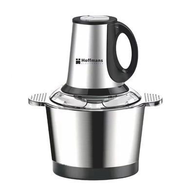 Електричний подрібнювач 1800Вт Hoffmans Electronics HM-8829 &bull; Універсальний чоппер із металевою чашею 3,5 л