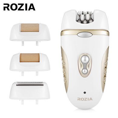 Эпилятор-бритва 4в1 Rozia HB-6007 &middot; 4 насадки, 2 режима скорости
