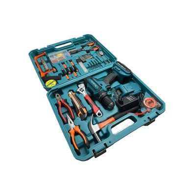 Аккумуляторная дрель-шуруповерт DF550DWE 24V 5A/h Li-Ion с набором инструментов 40 предметов • Профессиональный шуруповерт с 2 аккумуляторами и кейсом
