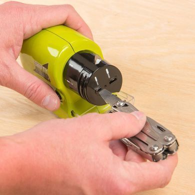 Беспроводная универсальная точилка для ножей Swifty Sharp Motorized Knife Sharpener Ножеточка Свифти Шарп