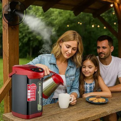 Термопот електричний Hoffmans HM-2568 &bull; Термос з ручною помпою 6,8L