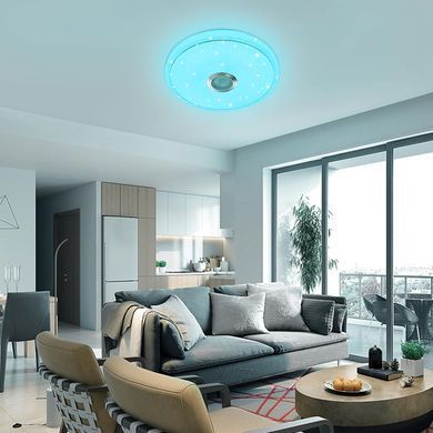 Світлодіодний світильник RGB Lamp 38 см ∙ RGB-люстра з Bluetooth-колонкою 60W