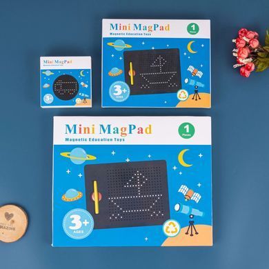 Магнітний планшет MagPad 1763-2 Дошка для малювання з 714 магнітних кульок зі стілусом