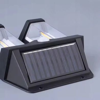 Ліхтар на сонячній батареї із датчиком руху Solar Wall Lamp COBA CB-228 &bull; Вуличний LED прожектор із сонячною панеллю CB-228