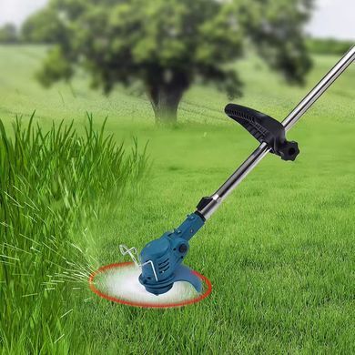 Бездротова газонокосарка Lawn mower 48В 2000 мАг &middot; Садовий акумуляторний триммер для трави з 2 акумуляторами