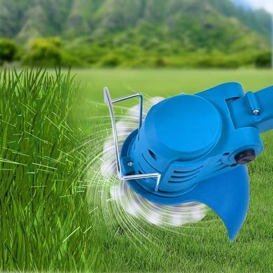 Бездротова газонокосарка Lawn mower 48В 2000 мАг &middot; Садовий акумуляторний триммер для трави з 2 акумуляторами