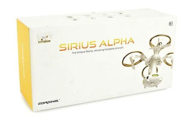 Складной квадрокоптер Sirius Alpha 415 с WIFI камерой | Квадрокоптер-трансформер для детей | Летающий дрон PR5