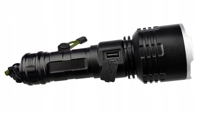 Сверхмощный аккумуляторный фонарь Bailong BL-531-P90 Ударопрочный ручной фонарик