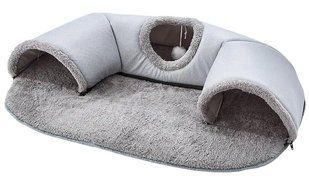 Игровой туннельный коврик 2 в 1 Cat Bed &bull; Интерактивный коврик-тоннель для кошек