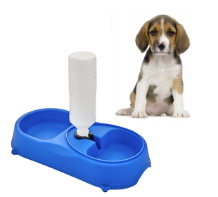 Миска для котов и собак с автоматической поилкой Pet Feeder &middot; Кормушка для домашних животных 2 в 1