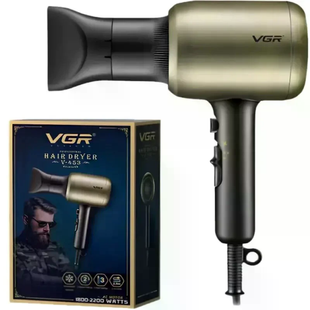 Фен VGR V-453 &bull; Професійний фен для волосся VGR V-453 2200 Вт з холодним обдувом, регулюванням температури та концентратором