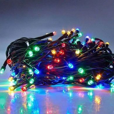 Світлодіодна гірлянда 10 м 100 LED 8 режимів ∙ Провід гірлянда 18*350 мікс