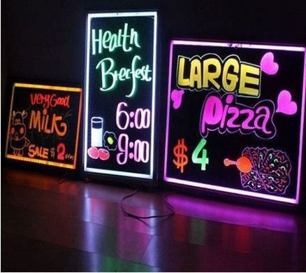 Неоновая панель LED WRITING BOARD 40*60 PR5