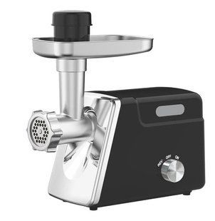 Электрическая мясорубка Hoffmans HM-280 2000 Вт &bull; Шнековая мясорубка с реверсом, 3 решетками и насадкой для колбас