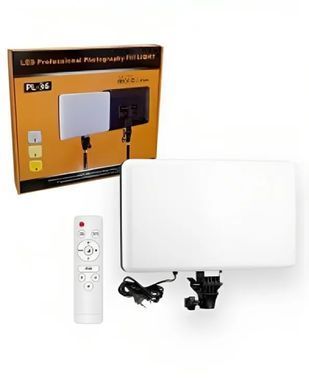 Прямоугольная светодиодная LED лампа для фото и видео PL-36 ∙ LED-прожектор PL-36 с пультом для блогера и визажиста