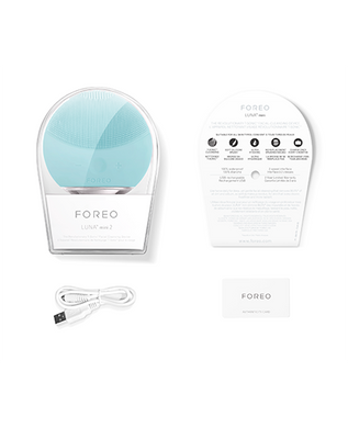 Электрическая щетка | массажер для очистки кожи лица Foreo LUNA Mini 2, Голубой PR4