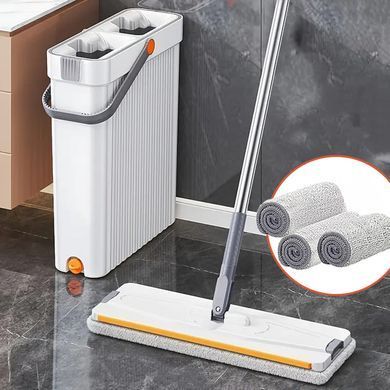 Комплект Mop Bucket 1065 для прибирання з автоматичним віджимом ∙ Швабра с Ведром Mop Bucket 1065