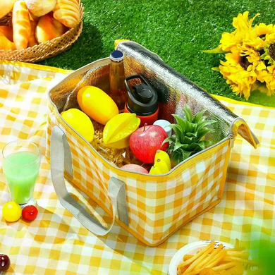 Термосумка для пляжа и пикника 35&times;20&times;20 см &bull; Сумка-холодильник для продуктов, напитков, отдыха, дороги и кемпинга